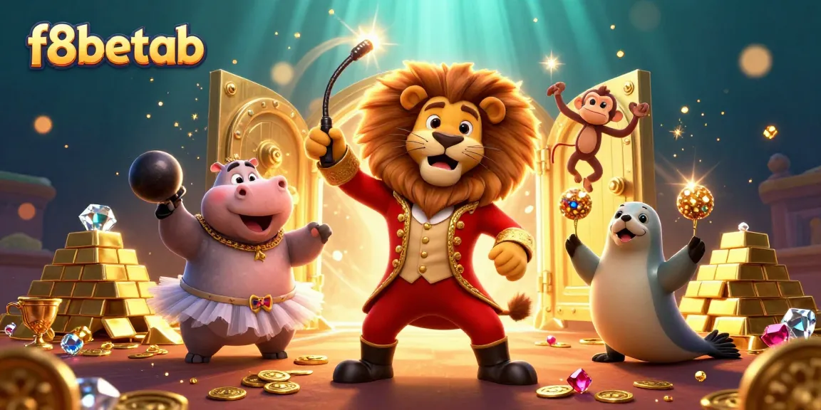 Experience thrilling games at f8betab with dynamic circus characters captivating players.