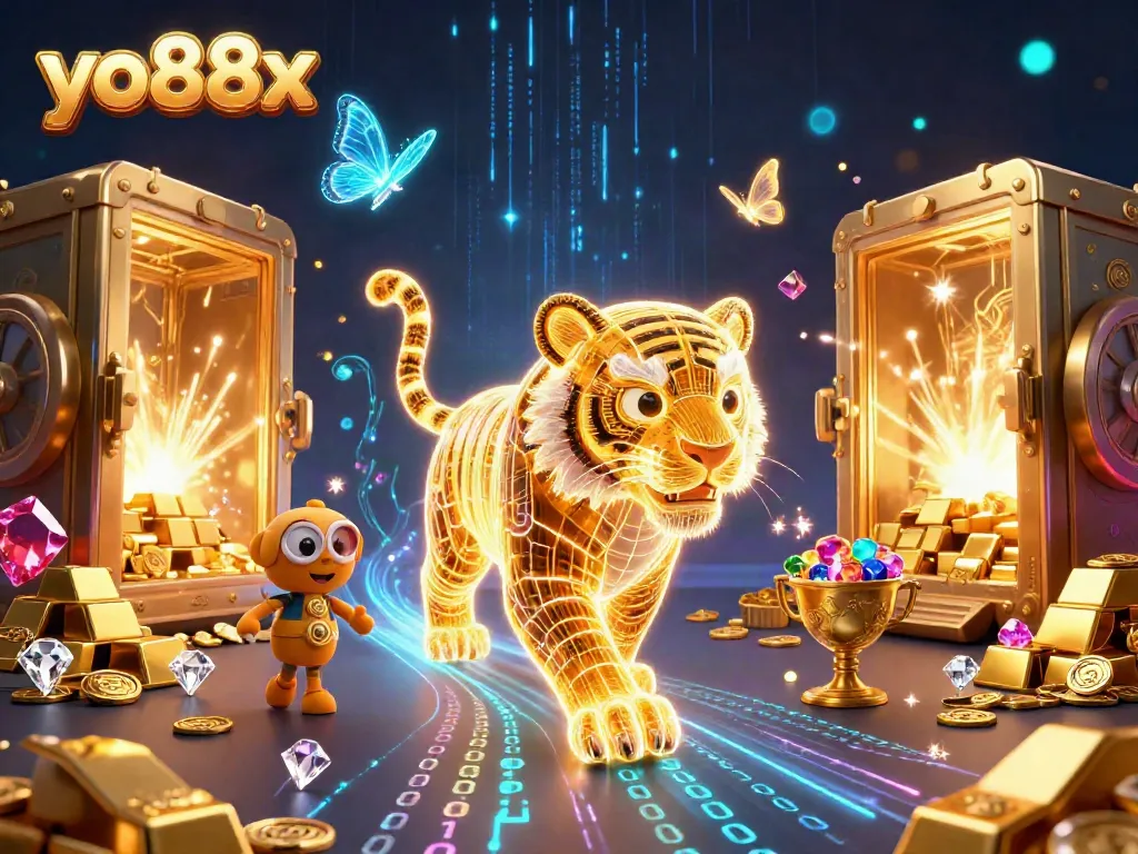 Experience thrilling wins with the tiger in the vibrant yo88x digital casino.
