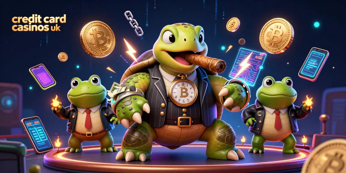 Experience thrilling gameplay at credit card casinos uk with this vibrant 3D casino scene.