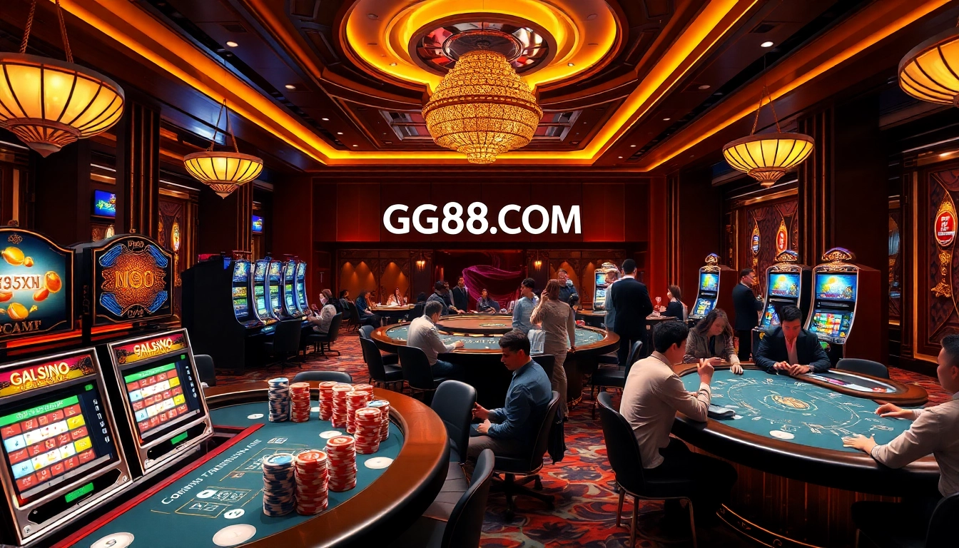 Experience the thrill of gambling at GG88 COM with vibrant casino games and luxury.