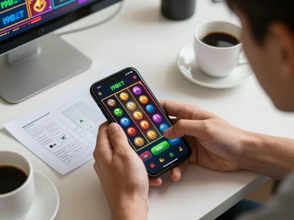 Engaging with the trang chủ i9bet app for an exciting online gaming experience at home.
