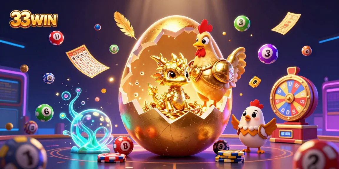 Engage with thrilling games at 33WIN featuring golden dragon and vibrant lottery elements.