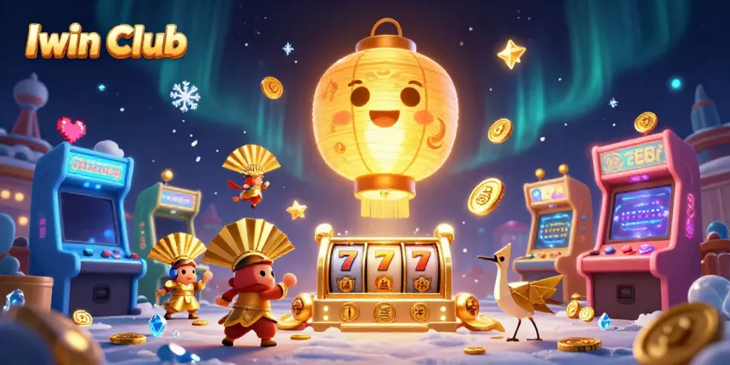 Iwin Club brings vibrant gaming excitement with colorful slot machines and animated characters.