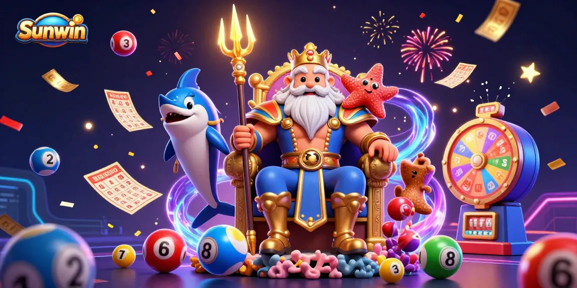 Engage with Sunwin's vibrant online gaming scene featuring Neptune and dynamic lottery elements.